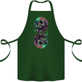 Synthesize Skulls Cotton Apron 100% Organic Forest Green
