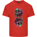 Synthesize Skulls Kids T-Shirt Childrens Red
