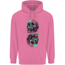 Synthesize Skulls Mens 80% Cotton Hoodie Azelea