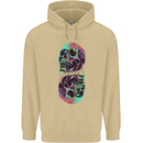 Synthesize Skulls Mens 80% Cotton Hoodie Sand