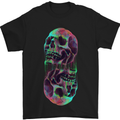 Synthesize Skulls Mens T-Shirt Cotton Gildan Black