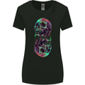 Synthesize Skulls Womens Wider Cut T-Shirt Black