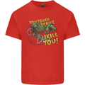 T-Rex Dinosaur Funny Cycling Cyclist Kids T-Shirt Childrens Red