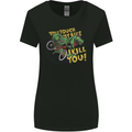 T-Rex Dinosaur Funny Cycling Cyclist Womens Wider Cut T-Shirt Black