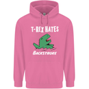 T-Rex Hates Backstroke Funny Swimmer Swim Mens 80% Cotton Hoodie Azelea