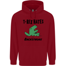 T-Rex Hates Backstroke Funny Swimming Swim Childrens Kids Hoodie Red