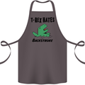 T-Rex Hates Backstroke Funny Swimming Swim Cotton Apron 100% Organic Dark Grey