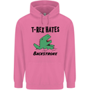 T-Rex Hates Backstroke Funny Swimming Swim Mens 80% Cotton Hoodie Azelea