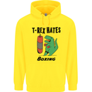 T-Rex Hates Boxing Funny Boxer MMA Sport Childrens Kids Hoodie Yellow