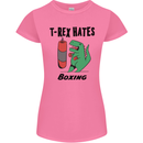 T-Rex Hates Boxing Funny Boxer MMA Sport Womens Petite Cut T-Shirt Azalea