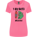 T-Rex Hates Boxing Funny Boxer MMA Sport Womens Wider Cut T-Shirt Azalea