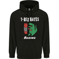 T-Rex Hates Boxing Funny Boxer Sport MMA Childrens Kids Hoodie Black