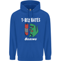 T-Rex Hates Boxing Funny Boxer Sport MMA Childrens Kids Hoodie Royal Blue