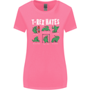 T-Rex Hates Funny Dinosaurs Jurassic Gym Womens Wider Cut T-Shirt Azalea