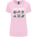 T-Rex Hates Funny Dinosaurs Jurassic Gym Womens Wider Cut T-Shirt Light Pink