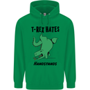 T-Rex Hates Handstands Funny Dinosaurs Childrens Kids Hoodie Irish Green