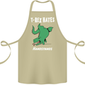 T-Rex Hates Handstands Gymnastics Dinosaur Cotton Apron 100% Organic Khaki