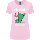 T-Rex Hates Handstands Gymnastics Dinosaur Womens Wider Cut T-Shirt Light Pink
