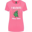 T-Rex Hates Pull Ups Gym Funny Dinosaurs Womens Wider Cut T-Shirt Azalea