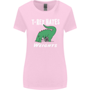 T-Rex Hates Weights Funny Gym Training Top Womens Wider Cut T-Shirt Light Pink