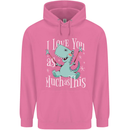 T-Rex I Love You Dinosaur Valentines Day Childrens Kids Hoodie Azalea