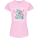 T-Rex I Love You Dinosaur Valentines Day Womens Petite Cut T-Shirt Light Pink