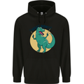 T-Rex What Now Funny Dinosaur Childrens Kids Hoodie Black