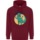 T-Rex What Now Funny Dinosaur Childrens Kids Hoodie Maroon