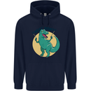 T-Rex What Now Funny Dinosaur Childrens Kids Hoodie Navy Blue