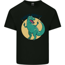 T-Rex What Now Funny Dinosaur Kids T-Shirt Childrens Black