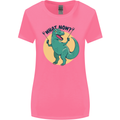 T-Rex What Now Funny Dinosaur Womens Wider Cut T-Shirt Azalea