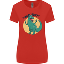 T-Rex What Now Funny Dinosaur Womens Wider Cut T-Shirt Red