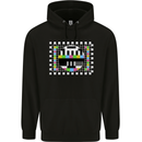 TV Test Pattern as Worn by Childrens Kids Hoodie Black