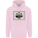 TV Test Pattern as Worn by Childrens Kids Hoodie Light Pink