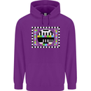 TV Test Pattern as Worn by Childrens Kids Hoodie Purple