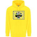 TV Test Pattern as Worn by Childrens Kids Hoodie Yellow