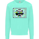 TV Test Pattern as Worn by Kids Sweatshirt Jumper Peppermint