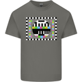 TV Test Pattern as Worn by Kids T-Shirt Childrens Charcoal