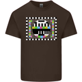 TV Test Pattern as Worn by Kids T-Shirt Childrens Chocolate