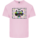 TV Test Pattern as Worn by Kids T-Shirt Childrens Light Pink