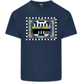 TV Test Pattern as Worn by Kids T-Shirt Childrens Navy Blue