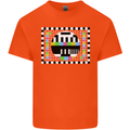 TV Test Pattern as Worn by Kids T-Shirt Childrens Orange