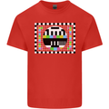 TV Test Pattern as Worn by Kids T-Shirt Childrens Red
