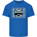 TV Test Pattern as Worn by Kids T-Shirt Childrens Royal Blue