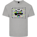 TV Test Pattern as Worn by Kids T-Shirt Childrens Sports Grey