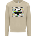 TV Test Pattern as Worn by Mens Sweatshirt Jumper Sand