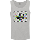 TV Test Pattern as Worn by Mens Vest Tank Top Sports Grey