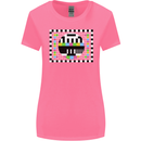 TV Test Pattern as Worn by Womens Wider Cut T-Shirt Azalea