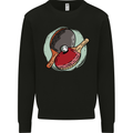 Table Tennis Paddles Ping Pong Kids Sweatshirt Jumper Black