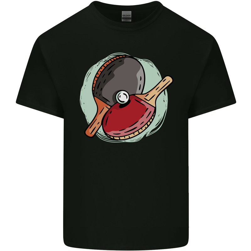 Table Tennis Paddles Ping Pong Kids T-Shirt Childrens Black